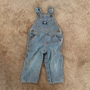 Vintage Osh Kosh Striped Overalls